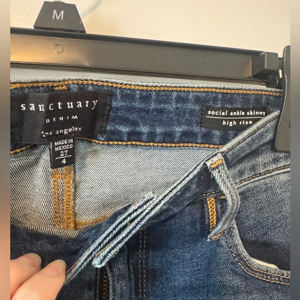 Sanctuary social ankle skinny high rise jeans - Picture 8 of 11